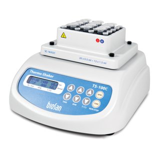 TS-100C, Thermo-Shaker with cooling for microtubes and PCR plates