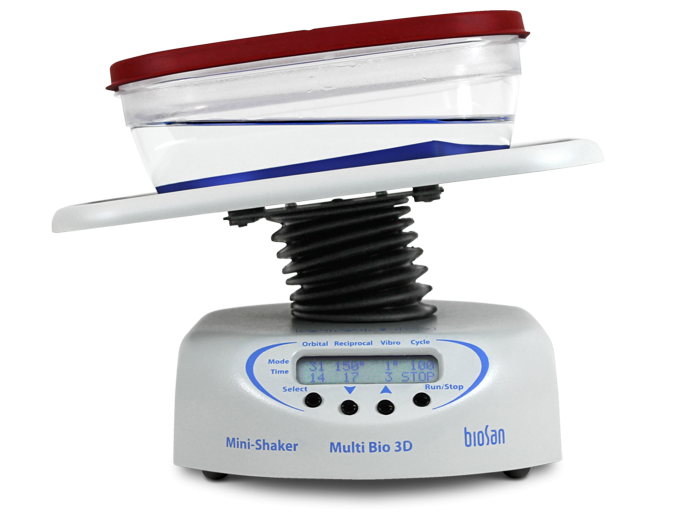 Multi Bio 3D, Programmable mini-shaker