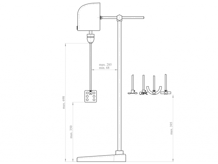 MM-1000, Overhead Stirrer Multi Mixer