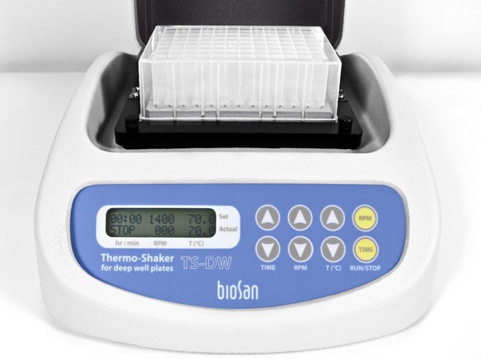 TS-DW, Thermo–Shaker for Deep Well Plates